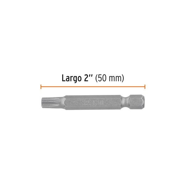 12261 - Estuche con 5 puntas torx T30 largo 2', Truper Expert