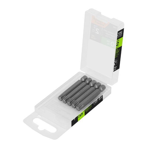 12262 - Estuche con 5 puntas torx T40 largo 2', Truper Expert