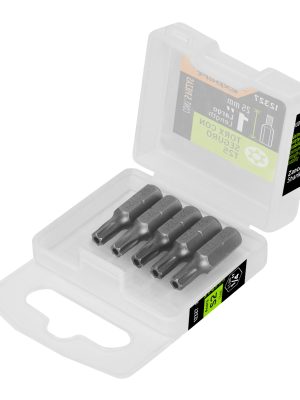 PUDE-6125.jpg 12327 - Estuche con 5 puntas torx T25 con seguro largo 1', Expert