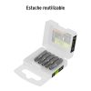 12346 - Estuche con 5 puntas torx T30 con seguro largo 1', Expert