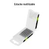 12357 - Estuche con 5 puntas torx T10 con seguro largo 2', Expert