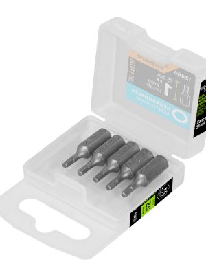 12486 - Estuche con 5 puntas hexagonales de 3/32mm largo 1', Expert