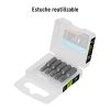 12490 - Estuche con 5 puntas hexagonales de 5/32mm largo 1', Expert