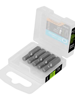 12492 - Estuche con 5 puntas hexagonales de 3/16mm largo 1', Expert