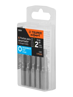 PUDE-7231E1.jpg 12654 - Estuche con 5 puntas hexagonales de 5/16mm largo 2', Expert