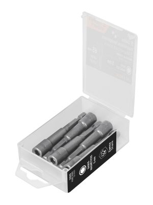 PUDE-9005.jpg 12945 - Estuche con 5 dados magnéticos de 5 mm largo 2-1/2', Expert