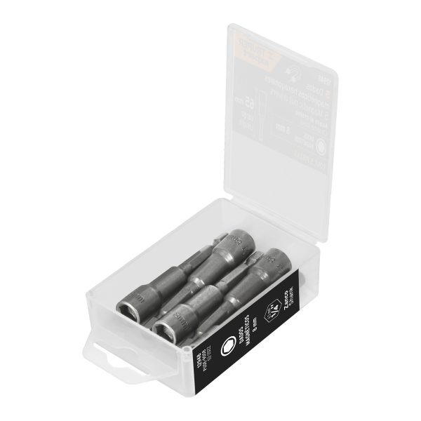 12948 - Estuche con 5 dados magnéticos de 8 mm largo 2-1/2', Expert