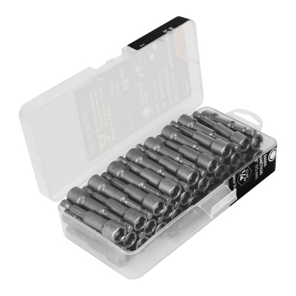 102613 - Estuche con 50 dados magnéticos de 3/8' largo 2-1/2', Expert