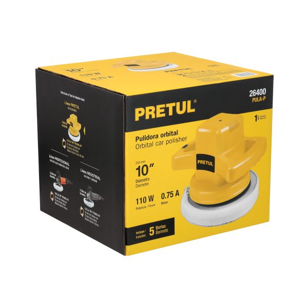26400 - Pulidora 10' 110W, PRETUL