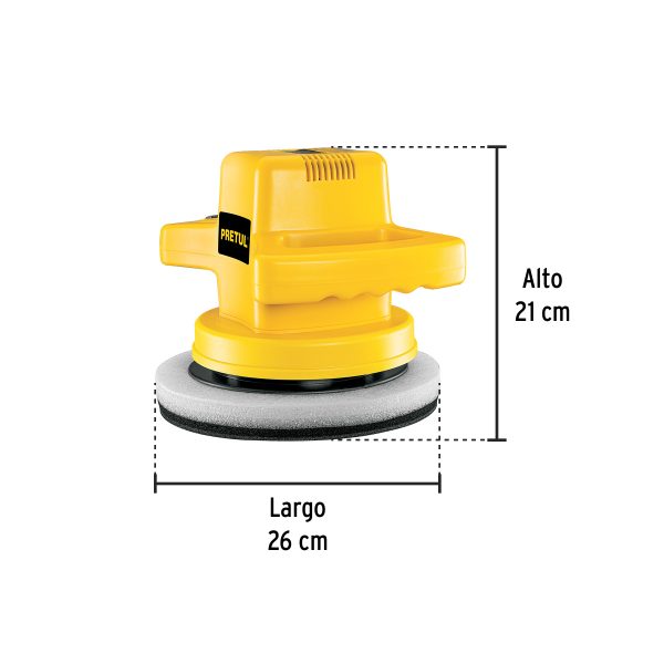 26400 - Pulidora 10' 110W, PRETUL