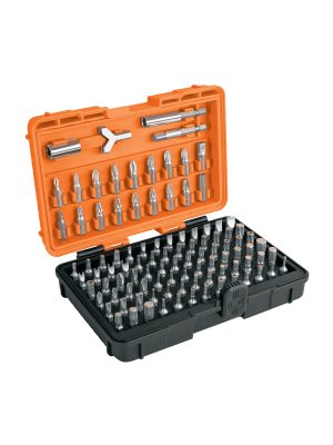 17794 - Juego de 100 puntas mixtas largo 1' en estuche plástico