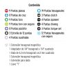 17794 - Juego de 100 puntas mixtas largo 1' en estuche plástico