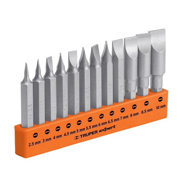 101677 - Juego de 12 puntas planas mm combinadas largo 2', Expert