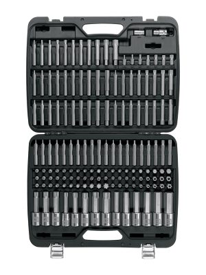 102520 - Jgo profesional de puntas y dados con punta p/mécanica 150pz