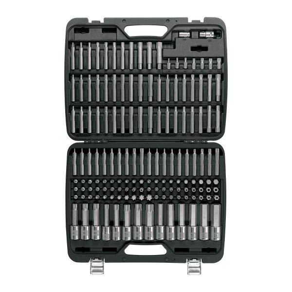 102520 - Jgo profesional de puntas y dados con punta p/mécanica 150pz