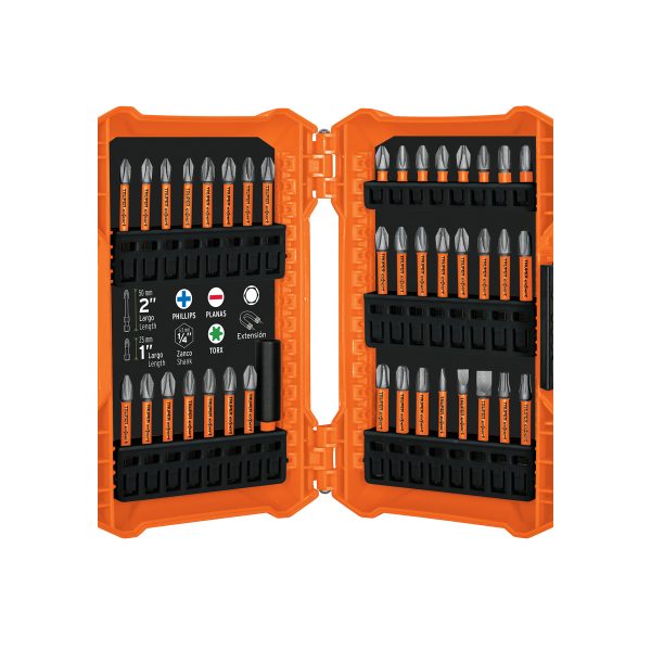 101966 - Juego de 40 puntas de impacto mixtas largos 1' y 2', Expert