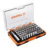 10758 - Juego de 61 puntas mixtas largo 1' en estuche plástico