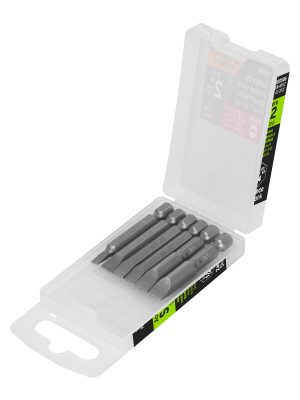 100506 - Estuche con 6 puntas planas combinadas largo 2', Expert