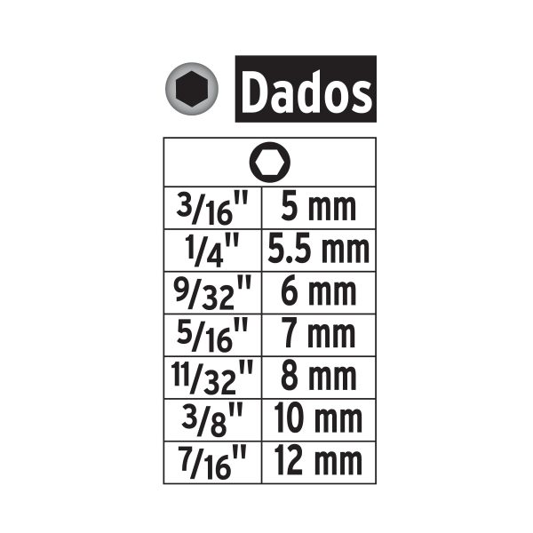 101961 - Juego de 14 dados magnéticos para taladro,Truper