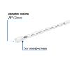 43038 - Tubo de 1/2' PVC hidráulico cédula 40, 3m, 0.7kg, FOSET
