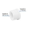 45535 - Reducción bushing de PVC 1-1/4 x 1', Foset