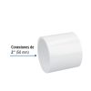 45531 - Cople de PVC cédula 40 de 2', Foset