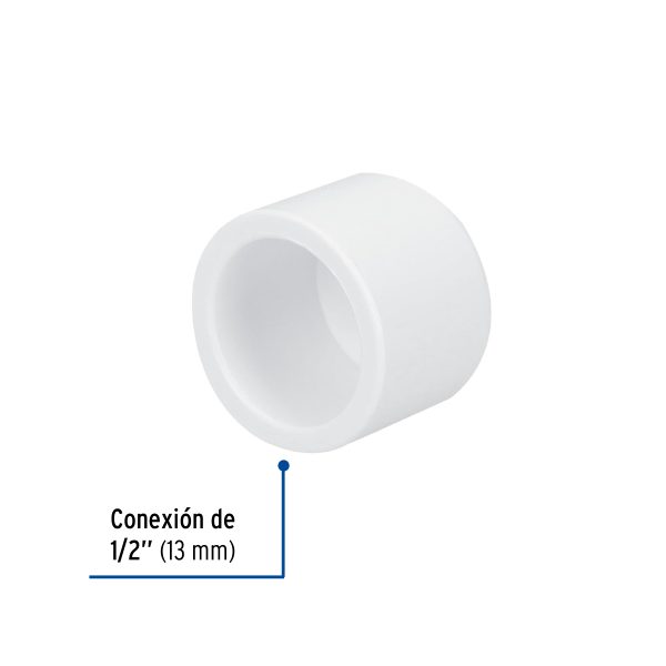 45423 - Tapón de PVC 1/2', Foset