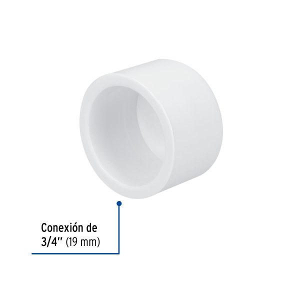 45424 - Tapón de PVC 3/4', Foset