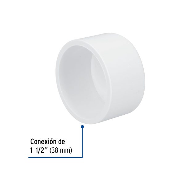 45540 - Tapón de PVC 1-1/2', Foset