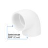 45523 - Codo 90° de PVC de 1-1/4', Foset