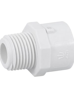 45429 - Adaptador macho de PVC de 1/2', Foset