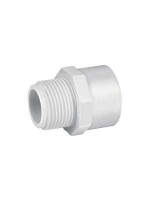 45430 - Adaptador macho de PVC de 3/4', Foset