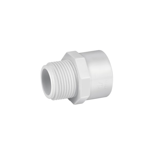 45430 - Adaptador macho de PVC de 3/4', Foset