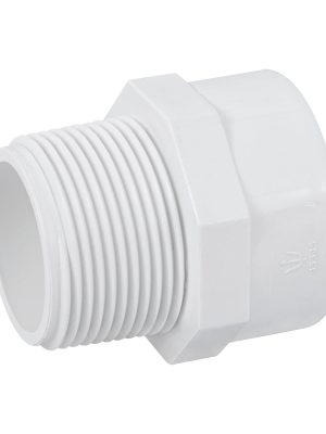 45545 - Adaptador macho de PVC de 1-1/4', Foset