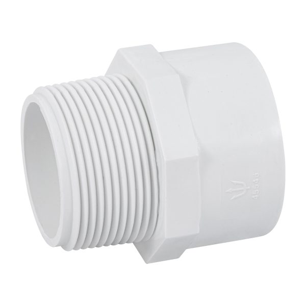 45546 - Adaptador macho de PVC de 1-1/2', Foset
