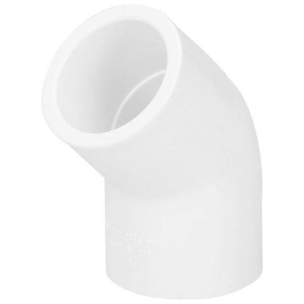 45414 - Codo 45° de PVC de 1/2', Foset