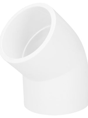 45527 - Codo 45° de PVC de 1-1/2', Foset