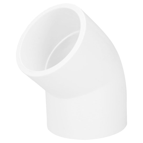 45527 - Codo 45° de PVC de 1-1/2', Foset