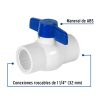49153 - Válvula esfera de PVC 1-1/4' roscable, Foset