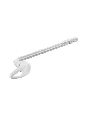 45397 - Palanca frontal plástica blanca para WC, FOSET