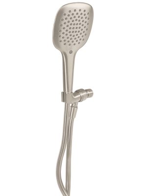 45786 - Regadera de teléfono con soporte, satín, FOSET RIVIERA