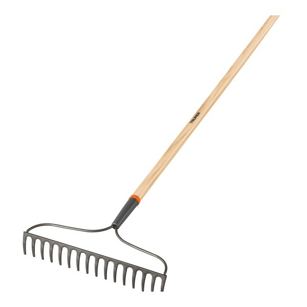 17882 - Rastrillo jardinero Classic, 16 dientes, mango 54', Truper
