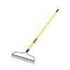 17885 - Rastrillo jardinero, 16 dientes, mango 60' fibra de vidrio