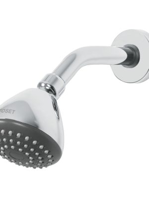 R-201.jpg 45789 - Regadera redonda 3-1/4' brazo y chapetón acero inox, Aero