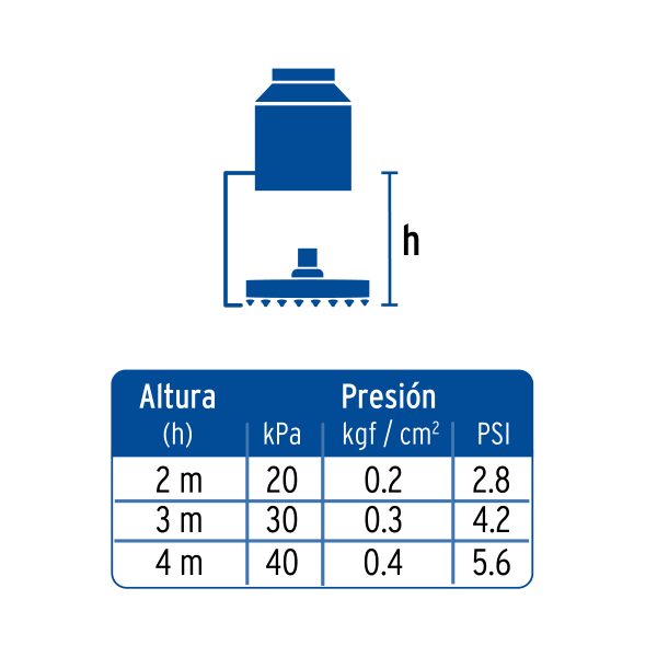 45575 - Regadera satín 4' plato redondo, con brazo, Foset Element