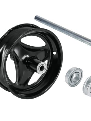 R.jpg 11868 - Juego de rin, eje y baleros para carretillas Truper y Pretul