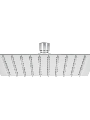 45779 - Regadera plato cuadrado 8' sin brazo, cromo, FOSET RIVIERA