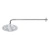 45075 - Regadera plato redondo 8' con brazo, cromo, FOSET RIVIERA