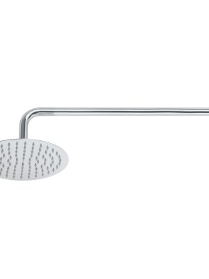 R-309.jpg 45075 - Regadera plato redondo 8' con brazo, cromo, FOSET RIVIERA