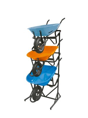 50160 - Rack para 3 carretillas estibadas, Truper